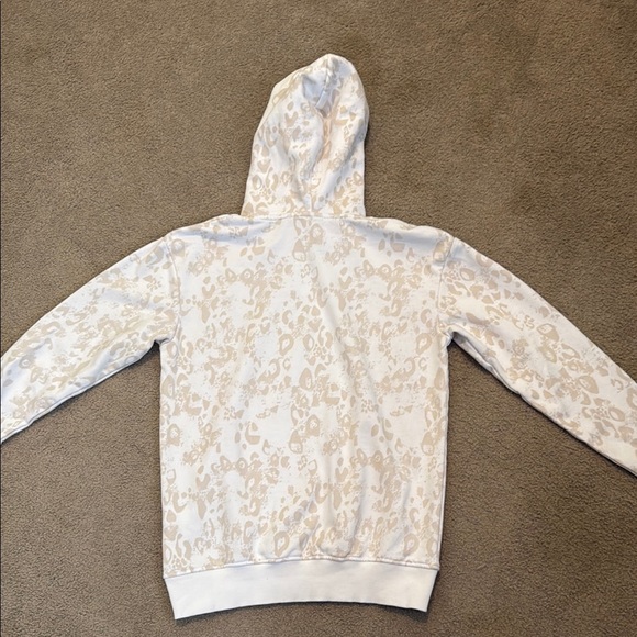 Gymshark White and Cream Patterned Hoodie - Picture 5 of 7